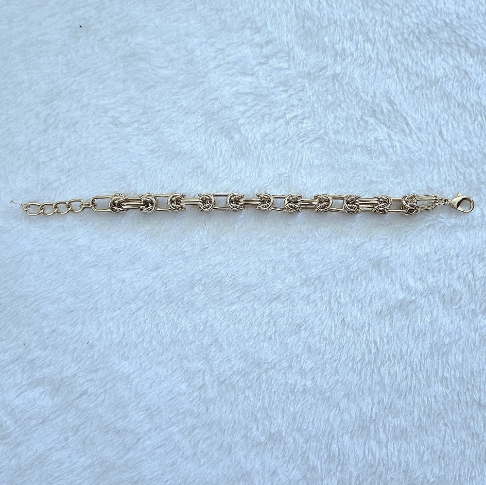 House🏠 of Harlow 1960 Gold💛 Knotted🪢 Link Chain⛓️ Bracelet - NIB - Picture 7 of 10